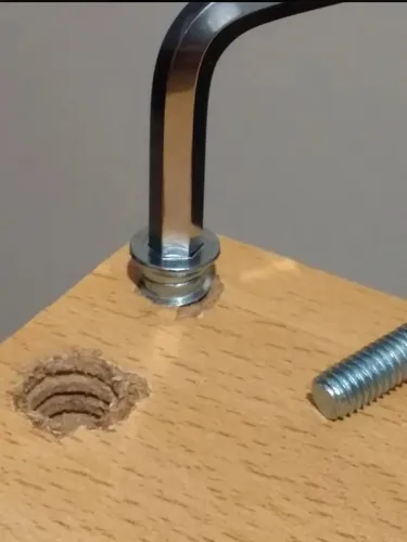 Insertos Roscados Para Madera Rosca 1/4  10 Unidades
