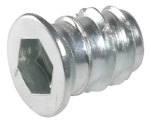 Insertos Roscados Para Madera M8 50 Unidades